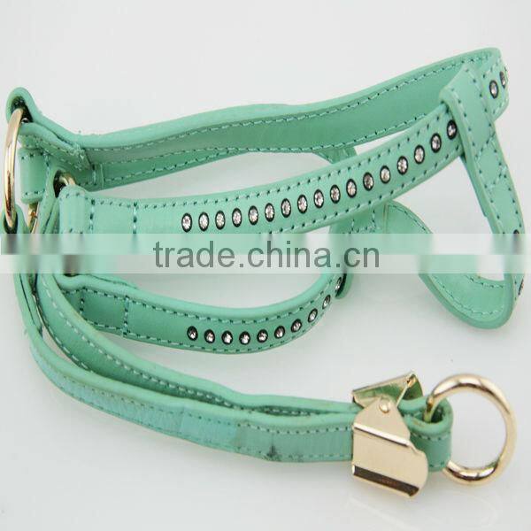 Latest design leather pet product wholesale-A08