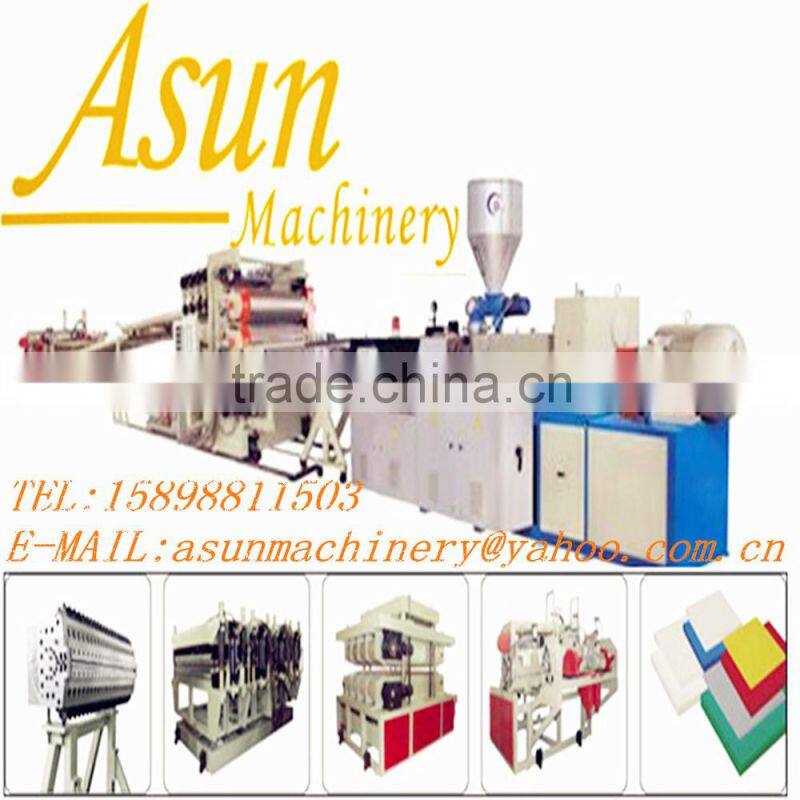 PVC Foam Borad Extrusion Machinery/PVC Foam Board Production Line