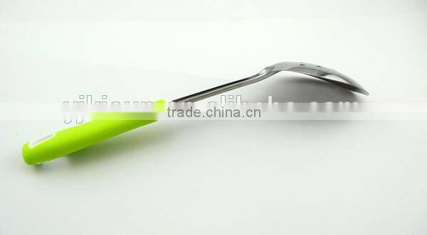 2016 customize kitchen utensil cooking spoon slotted spoon solid spoon