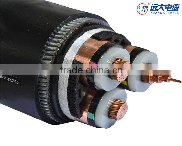 Cheap Price Cu or Al Conductors PVC Insulated Sheathed Flame Retardant Power Cable, Power cable 4x4mm2 for Construction
