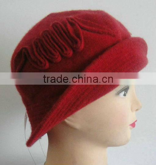 Ladies' Wool knitted bucket hats