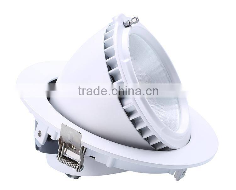 LED windows display downlight adjustable 38w led adjustable downlight