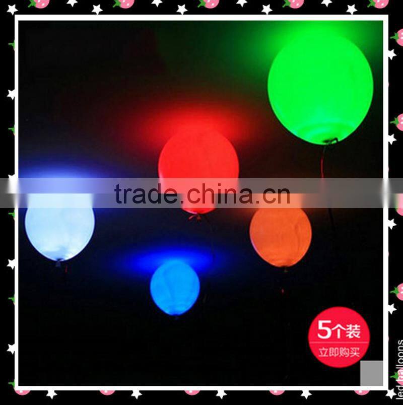 custom printing decoration led lights balloons