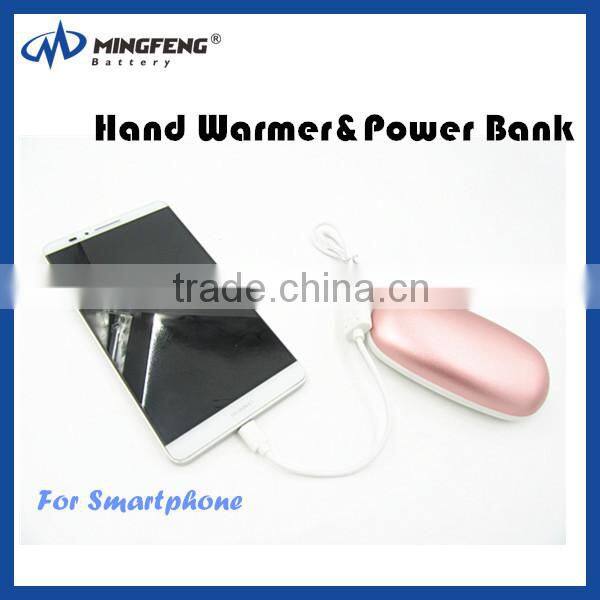 Fashion Hand Warmer Charger ,USB Rechargeable Hand Warmer Power Bank 3500mah