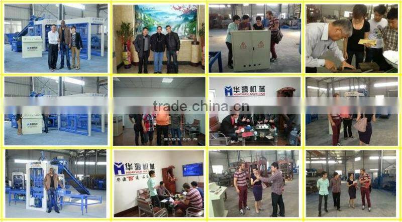 Concrete block making machinery for small industries QT3-25 semi-automatic brick machine made in china