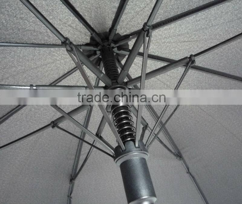 Cheap windproof black golf umbrella with good quality