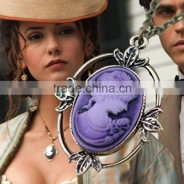 wholesale lady face cabochon resin cameo