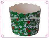2015 Hot-selling Mechanism Disposable Paper Bakeware Cake Muffin Paper Baking Cup With Food Grade PE Coated Paper