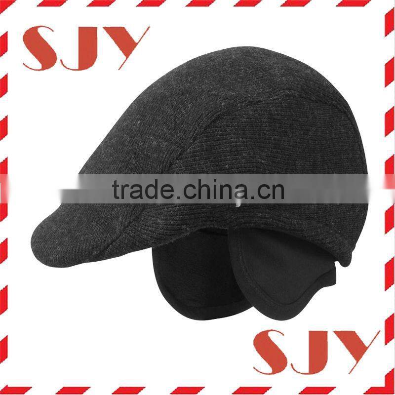 Fahison Mlitary Beret for Men,Mens fitted NewsBoy cabbie cap