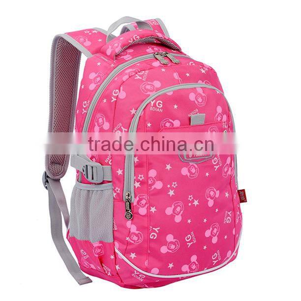 2015 School Bag Printing School Bag Manufacturer