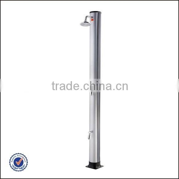 Deluxe Round PVC Solar Shower With Foot shower