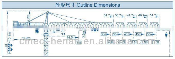 scm tower crane F0/23B