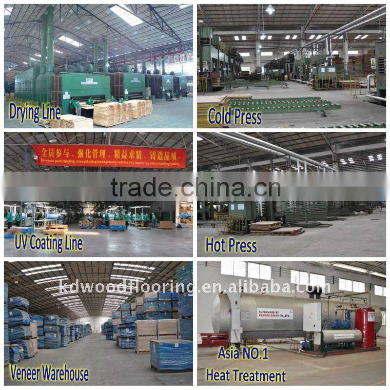Stable quality multilayer engineered Oak flooring
