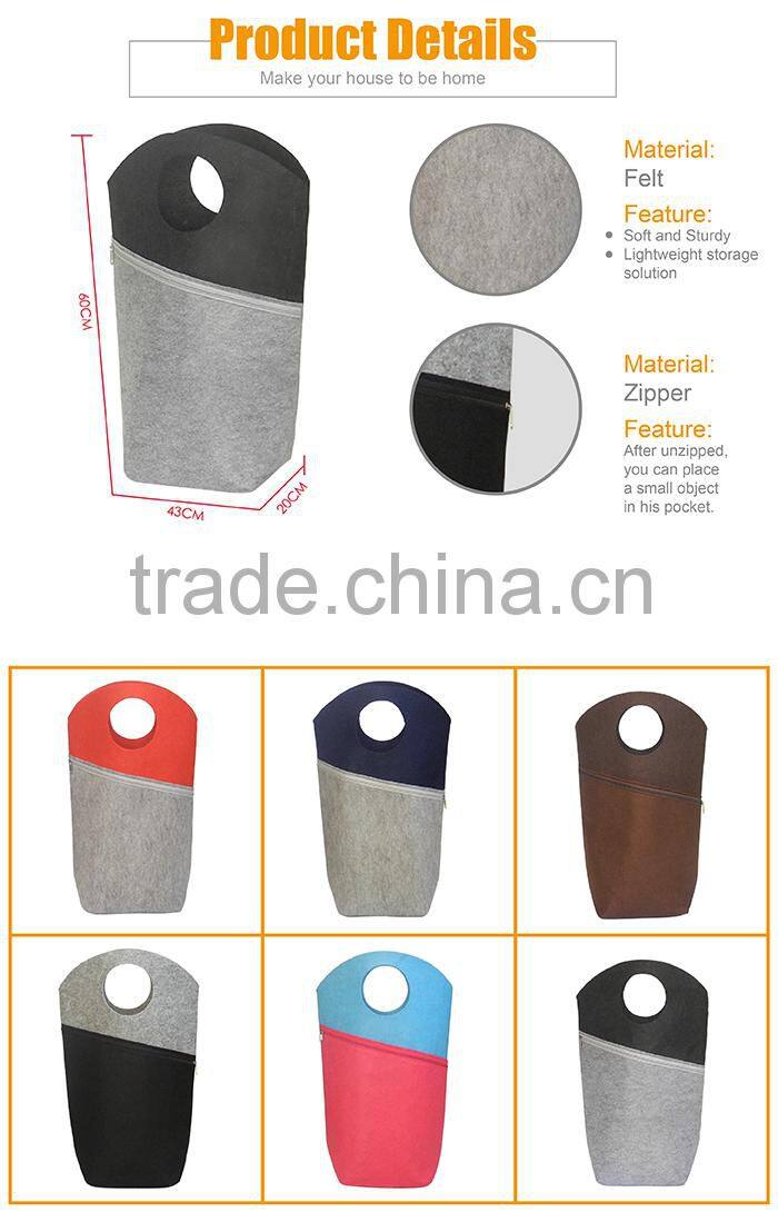 2016 China Popular Wide-Use Felt Wholesale Laundry Hamper