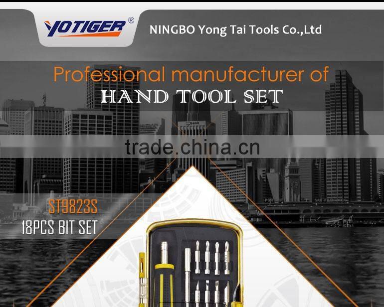 18pcs Professional Tool Set Screwdriver Bit Set
