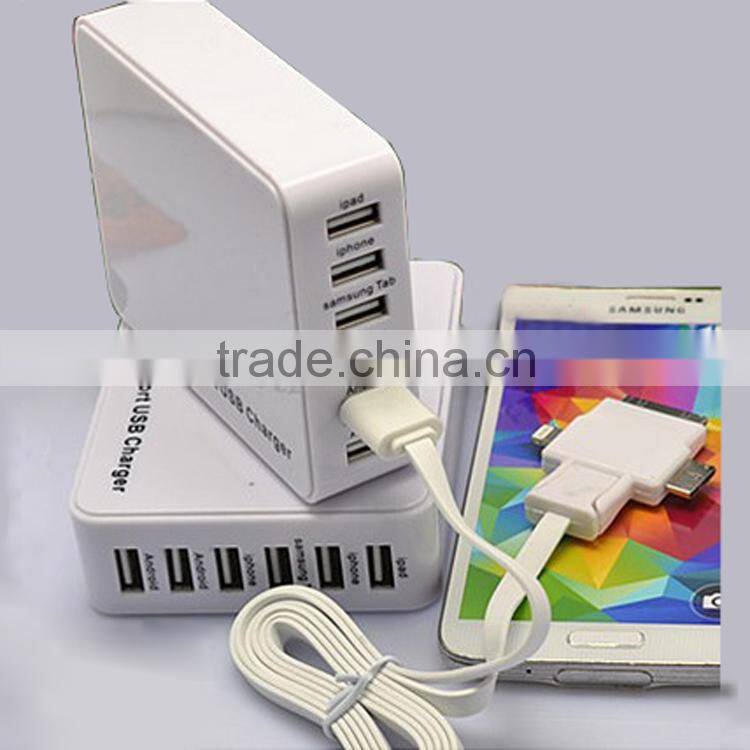 2015 hot new compactable 5V 4.2A 4 ports universal wall socket usb charger