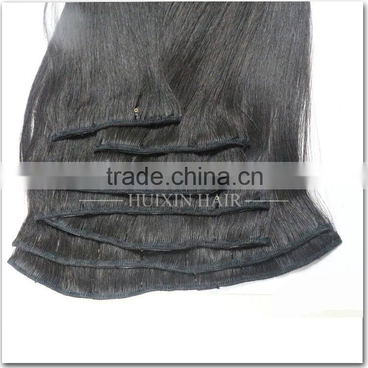 Silky Straight Wave Bohemian Remy Clip In Human Hair Extensions For Wholesales