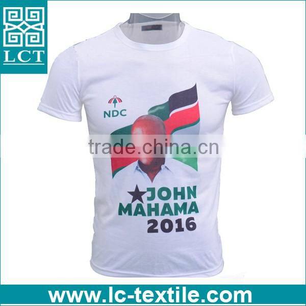 supply heat transfer print cool micro polyester dry mesh shirts for election