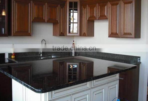 High Quality G684 Chinese black with watery spot Granite kitchen Countertop, Bath tops,Vanity tops