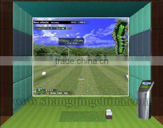 indoor golf simulator