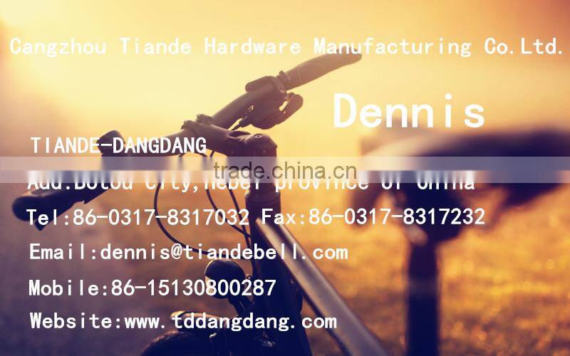 TianDe hot sale cute color bicycle bells/plastic bells