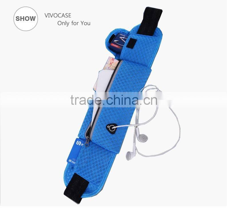 Hot sell delicate multicolor waist bag for sports mesh fabric bags outside bags