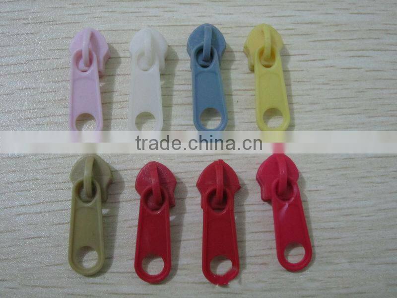 5# Colorful Plastic Painting Zipper Slider puller