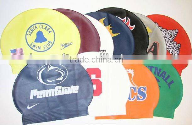 New Arrival High Quality Swimming Cap Excellent Waterproof Swimming Hat Elastic Funny Silicone Hot Spring Cap