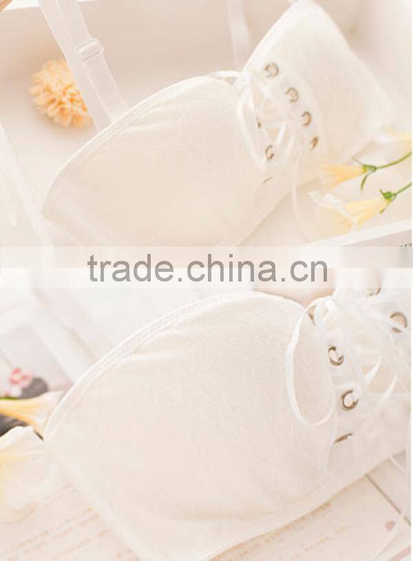 Underwear Padded Push Up Bra Set, Princess straps belt, lace bra and panty set for women