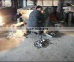 German type machinist hammer with wooden handle