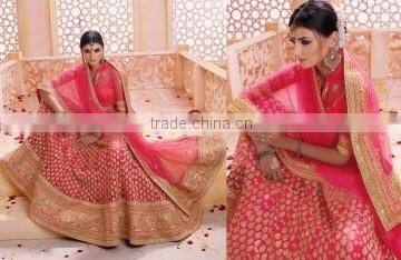 Ideal Embroidered Work A Line Lehenga Choli/indian lehenga online shopping
