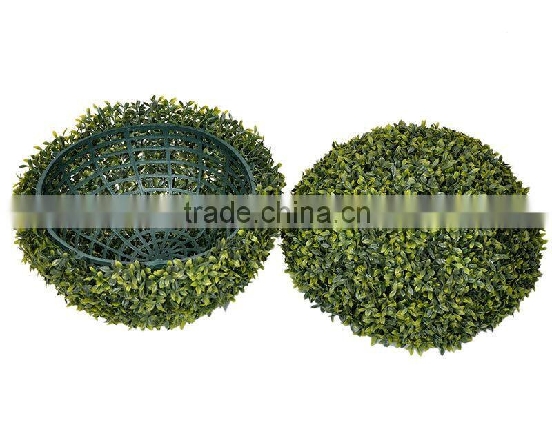 Promotional topiary grass ball , tea leaf shape ball