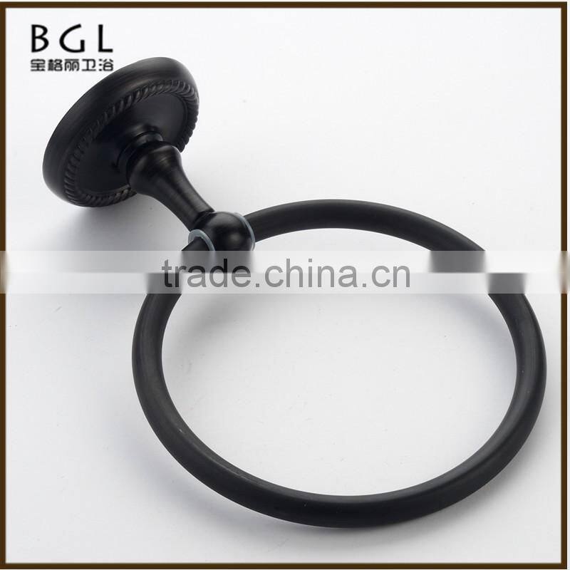 16032 new fashion wall mounted round towel ring chrome bathroom accessories