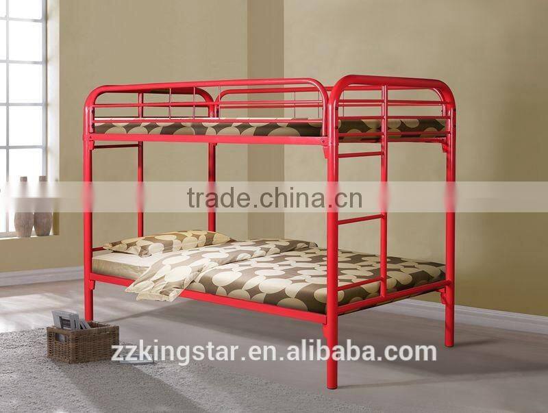 Hot sale steel cheap hostel iron single bed frame metal single bed
