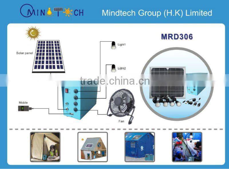 10W solar energy light system for Emergency Power Supply