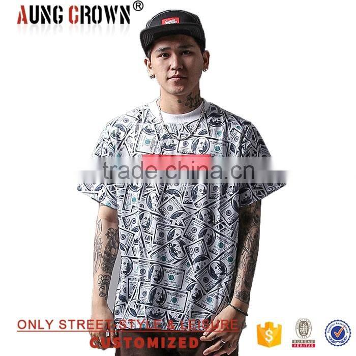 Custom Made 100% Cotton Bulk T Shirt Sales Casual Style Cheap