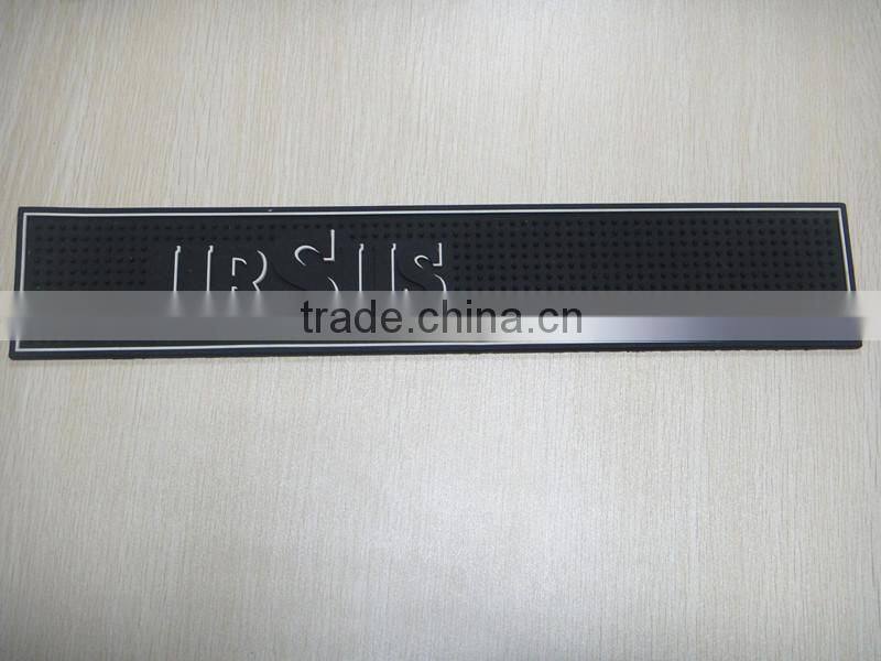 Promotional Custom Made Pvc Square Bar Mat/advertisement Bar Mat