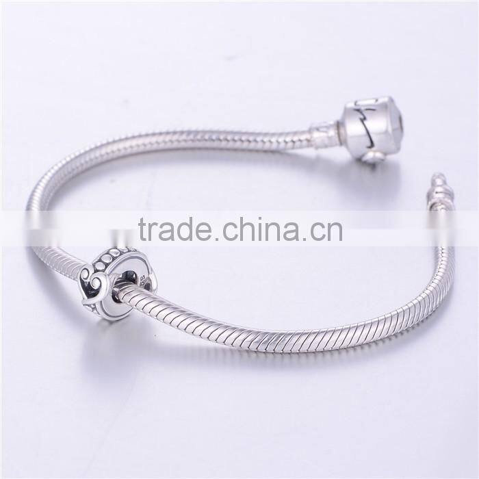 Affection Bead High Quality 925 Silver Charm New Fashion bead Vintage Pendant Fit European Brand style Bracelet Silver bead T035