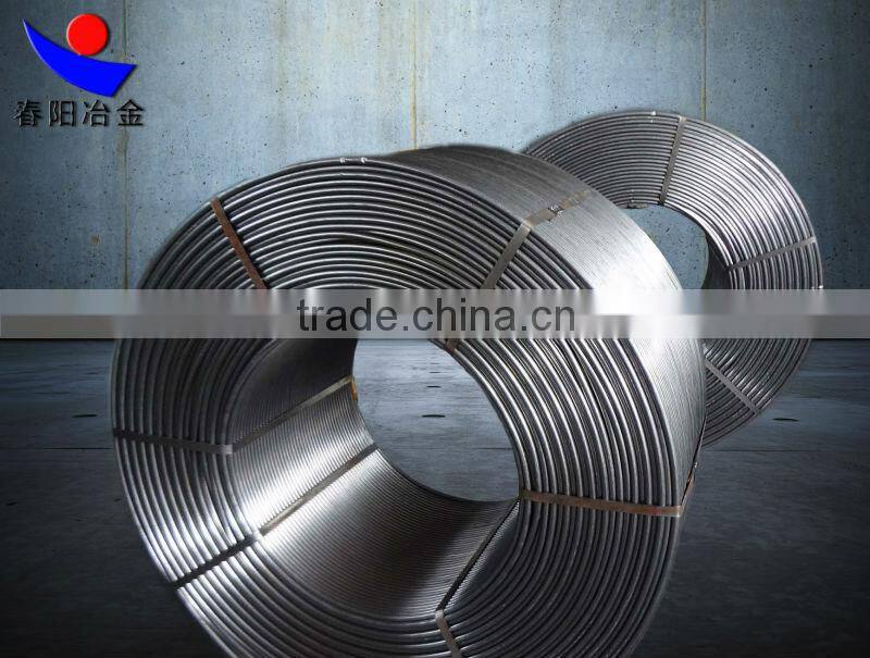 Chinese cored wire export/ nitrided low Carbon Ferro Chrome FeCr-N Cored Wire