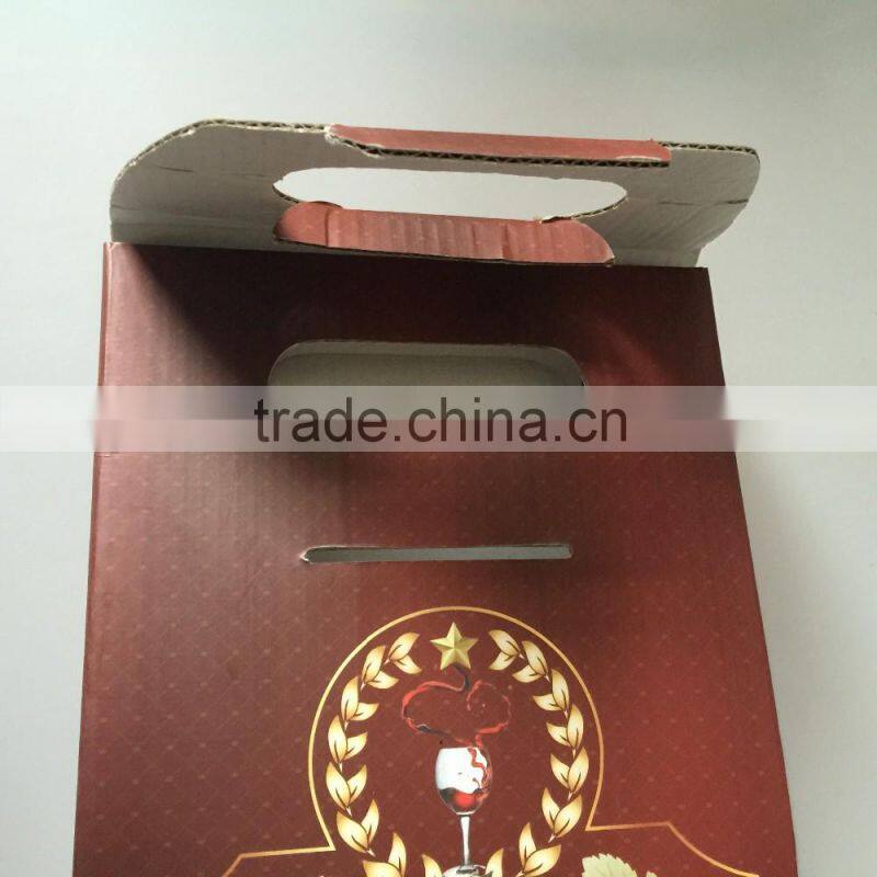 Corrugated wine box packaging