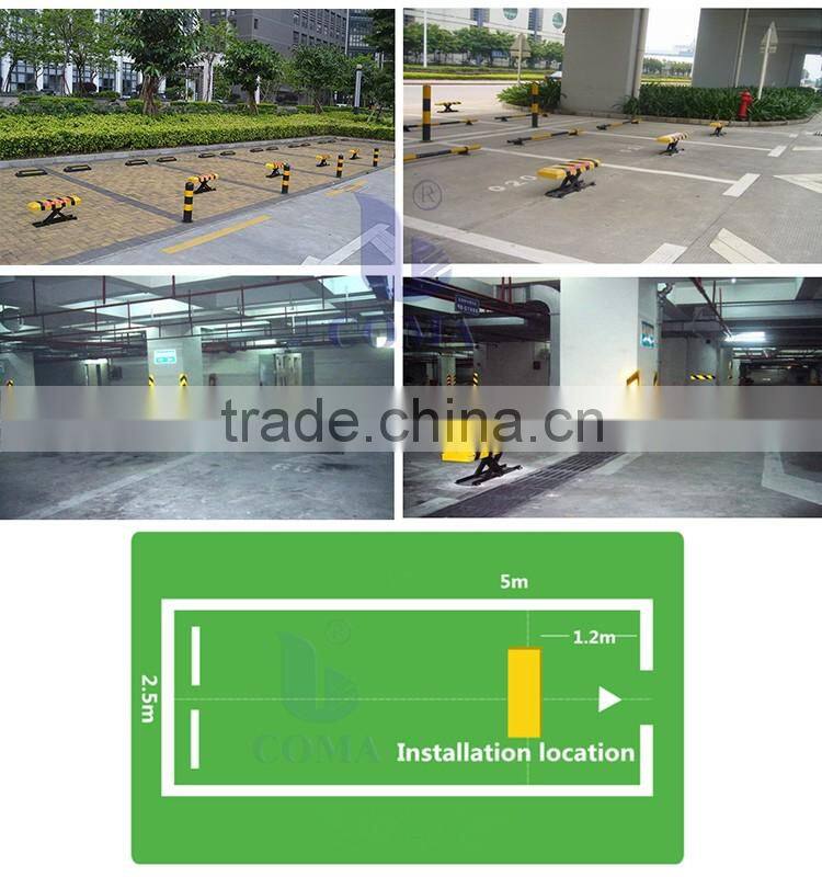 Automatic rising car parking alarm lock