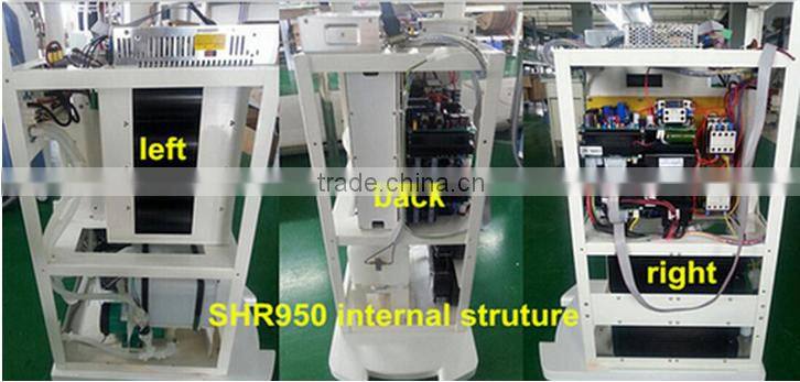 intelligent powerful elight ipl rf hair removal equipment, sapphire crystal IPL SHR Hair Removal Machine