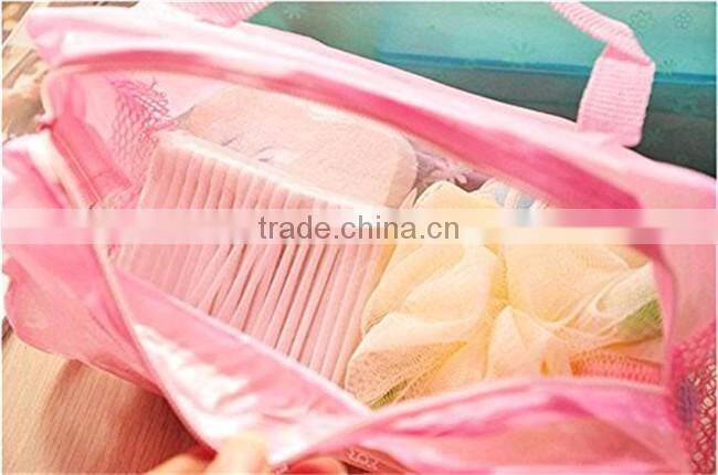 Portable travel waterproof storage pouch bag cosmetic bag pvc