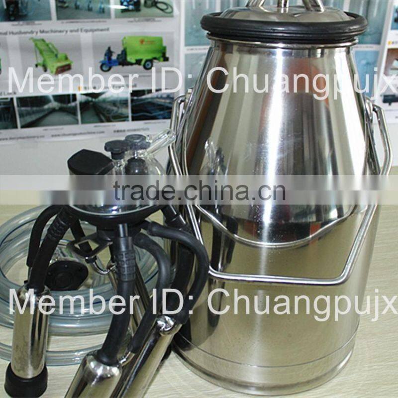 Stainless Steel Single Milk Bucket Cluster, Portable Cow Milker Pail Bucket Group, Milking Machine Accessories