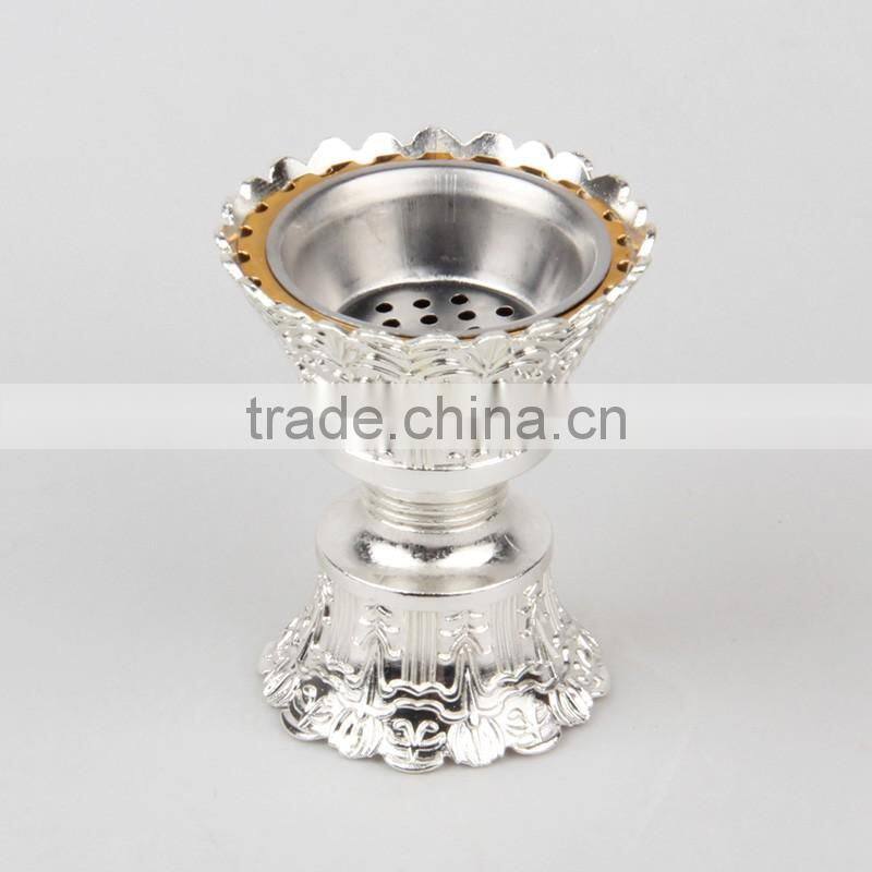 2016 new hot sell i Beautiful and Luxury metal pot Lotus Incense burner with Accurate made