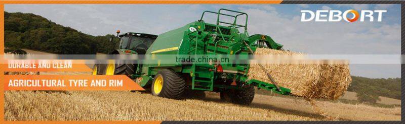 Agricultural tyre and rim, Baler tyre 15.0/55-17 with rim 16.00x17