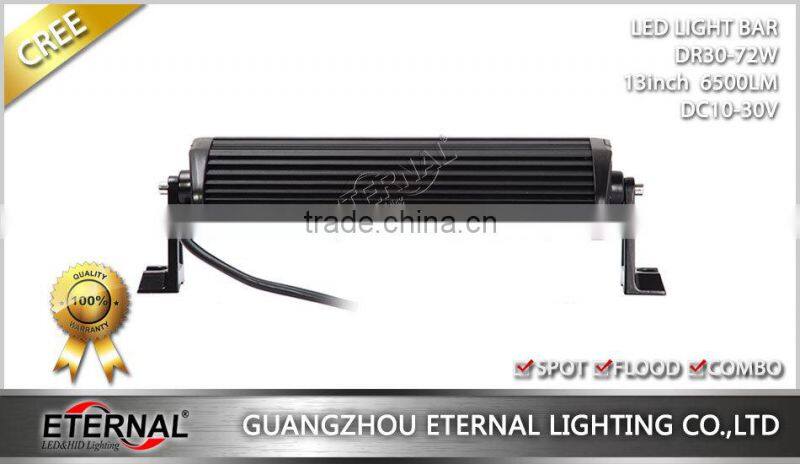 72W tractor truck trailer harvester machinery heavy duty construction vehicles high power working led light bar