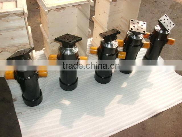 4 stage dump truck telescopic hydraulic cylinder