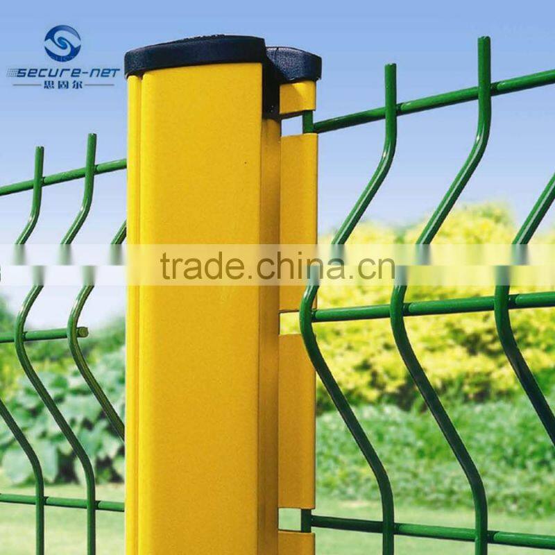 Protable decorative steel powder coated wire mesh fence panels