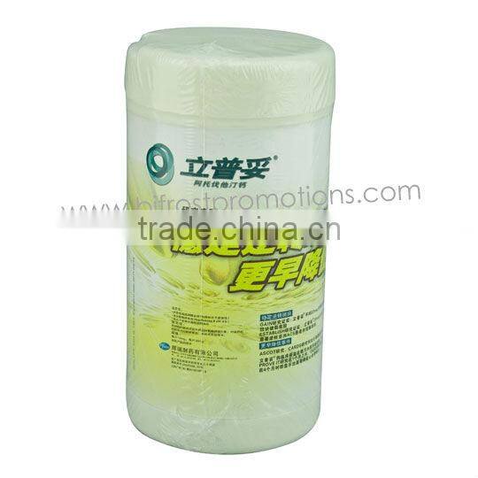 Wet Wipes in Big Plastic Can